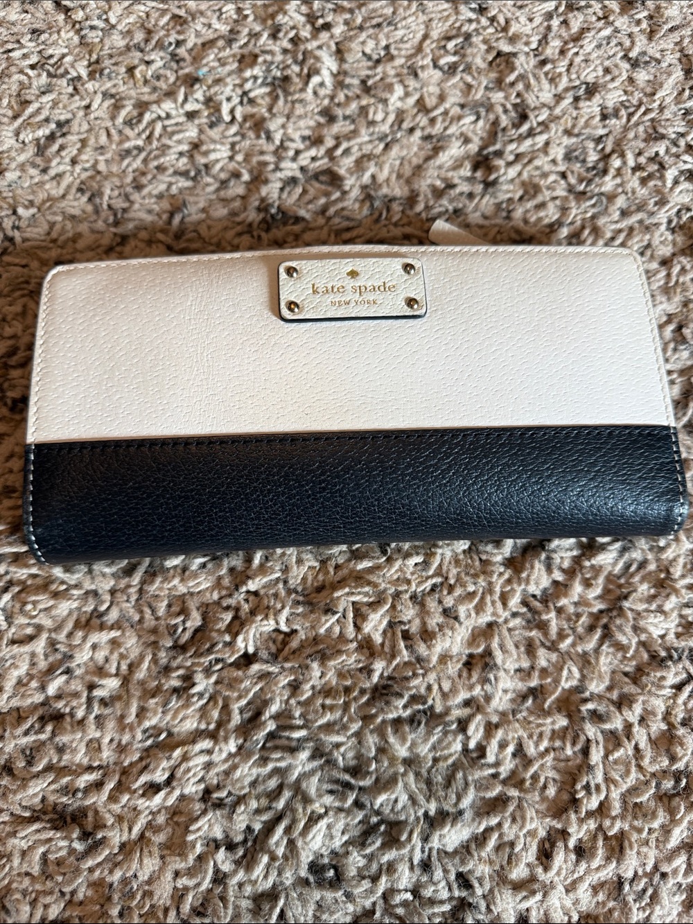 kate spade Two-Tone Black and White Wallet